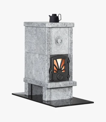 Täljstenskamin med kokplatta Norsk Kleber Otta 102