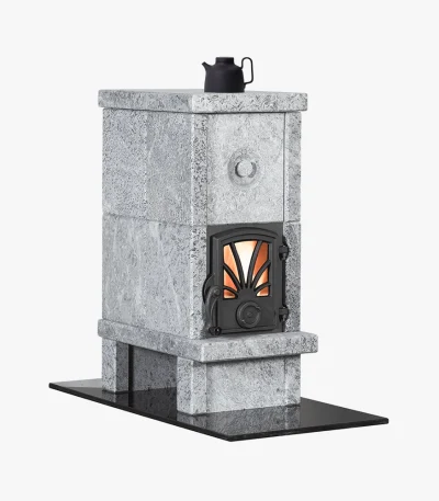 Täljstenskamin med kokplatta Norsk Kleber Otta 102